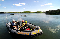 Hall County Fire Services dive exercise